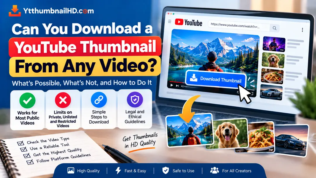 Can You Download a YouTube Thumbnail From Any Video?