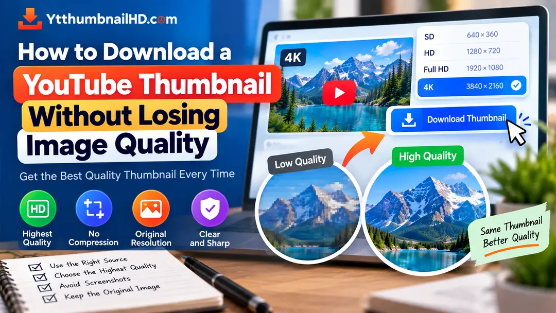 How to Download a YouTube Thumbnail Without Losing Image Quality