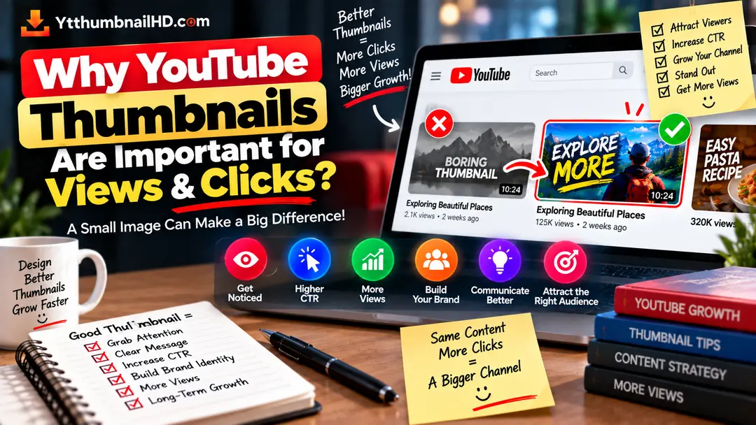 Why YouTube Thumbnails Are Important for Views & Clicks