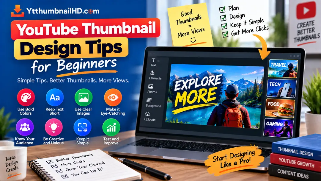 YouTube Thumbnail Design Tips for Beginners
