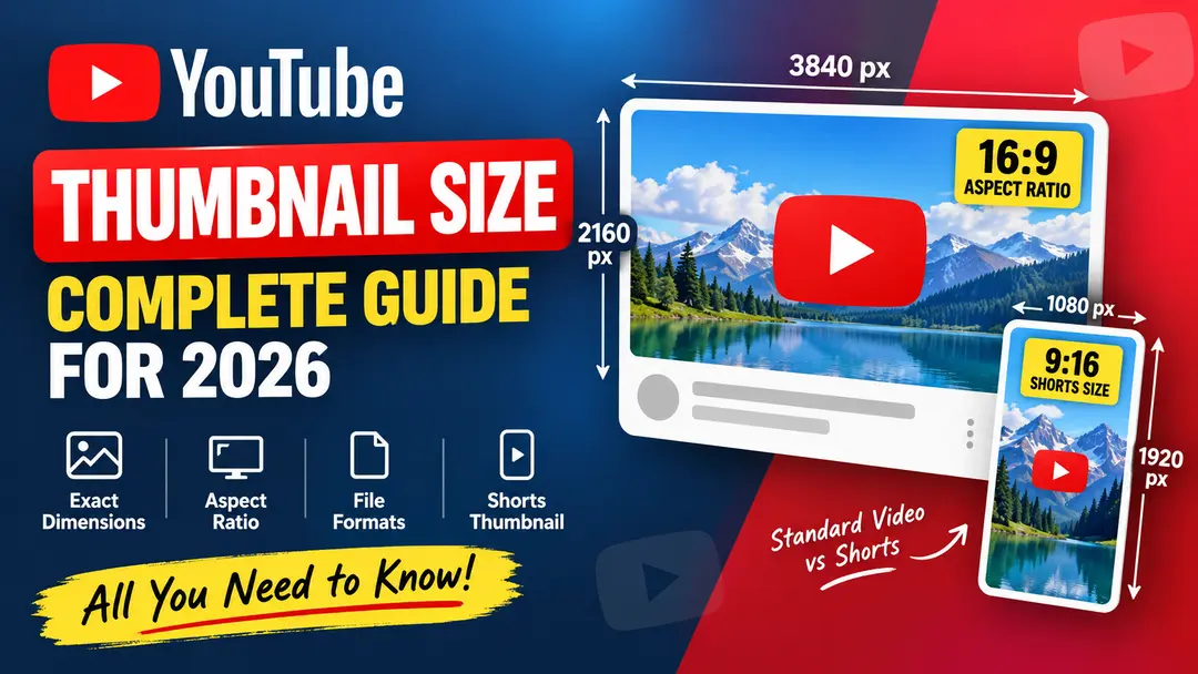YouTube thumbnail size and dimensions guide for 2026